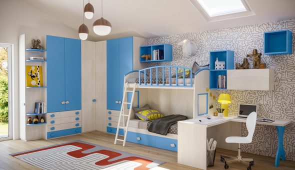 CM235 Ensemble de chambre à coucher pour enfants