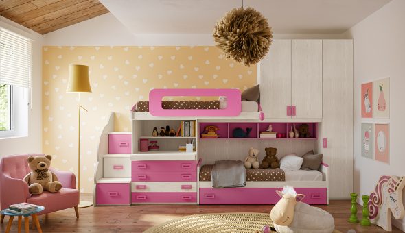 CM241 Ensemble de chambre à coucher pour enfants