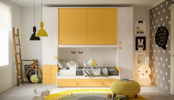 CM242 Ensemble de chambre à coucher pour enfants